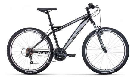 Горный (MTB) велосипед FORWARD Flash 26 1.0 черный/серый 19” рама (2020)