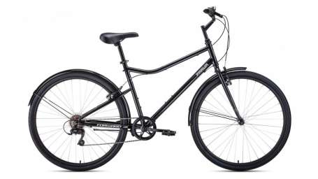 Городской велосипед FORWARD Parma 28 черный/белый 19” рама (2020)