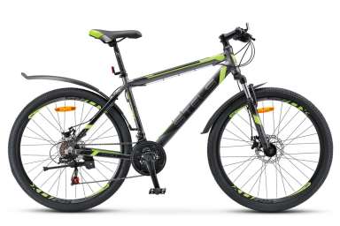 Горный велосипед (26 дюймов) Stels - Navigator 600
MD 26” V020 (2017) Р-р = 16; Цвет: Серый / Зелены