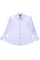Рубашка мужская принтованная, с запонками 50PD37162-3 (Сиреневый)