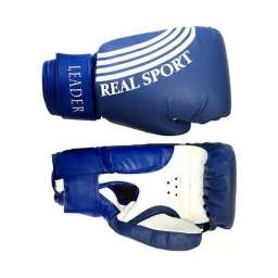 Перчатки боксерские Leader 6 унций (Синие)