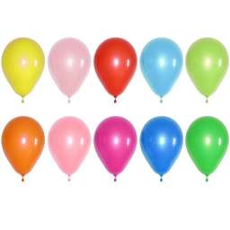 Воздушный шар 5” однотонный 10 цветов Микс 1⁄200