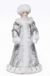 Русская кукла Снегурочка со снежком