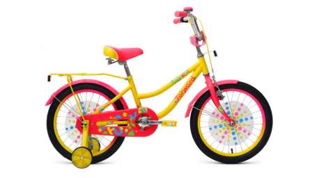 Детский велосипед FORWARD Funky 18 желтый (2019)