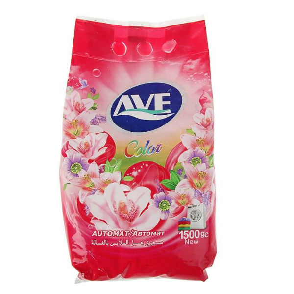 AVE Cтиральный порошок для цветных вещей (автомат) 1,5 кг