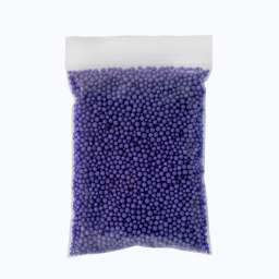 Мелкие Пенопластовые шарики для слаймов (упак. 14x19 см, Фиолетовые)