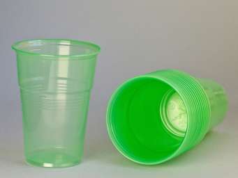 Пластиковый одноразовый стакан “Стандарт”, 200 мл, 100 шт/уп, зеленый (3000 шт)