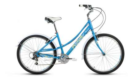 Городской велосипед FORWARD Azure 26 1.0 синий 17” рама (2019)