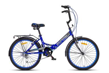 Городской велосипед MaxxPro - Compact 24 (2018) Цвет:
Синий / Черный (X2401-3)