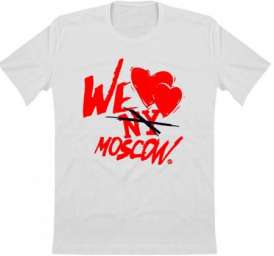 Футболка “We love Moscow”