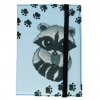 Обложка для паспорта текстильная “Raccoon”