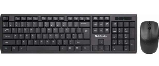 Клавиатура+мышь Smartbuy 113347AG Black, Nano Receiver USB