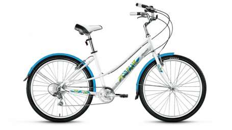 Городской велосипед FORWARD Azure 26 1.0 белый 17” рама (2019)