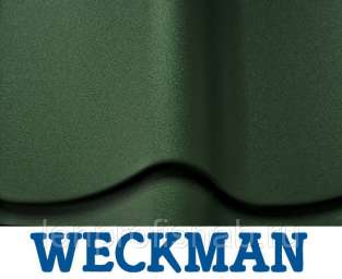Металлочерепица Weckman Тип-4, Пурал Мат 0.5 мм, RR 11 (зеленый)