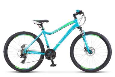 Горный велосипед (женский) Stels - Miss 5000 MD 26”
V010 (2018) Р-р = 17; Цвет: Бирюзовый