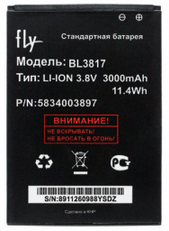 Аккумуляторная батарея для Fly BL3817 2100mAh (тех.упаковка)