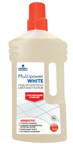 Multipower White — средство для мытья светлых полов Prosept