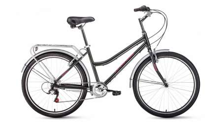 Городской велосипед Forward Barcelona 26 1.0 серый 17” рама (2020)