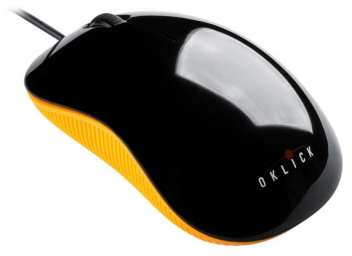Мышь Oklick 165M black-orange optical (800dpi) USB