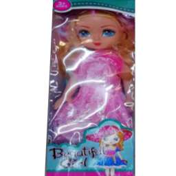 Кукла в коробке в розовом платье 614-03