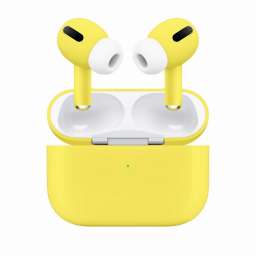 Спортивные наушники Bluetooth AirPod Pro AAA (желтый)
