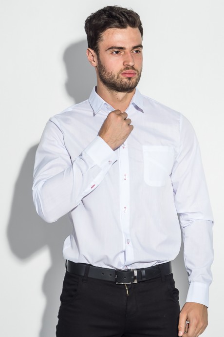 Рубашка мужская офисного стиля 3220-3 (Белый)