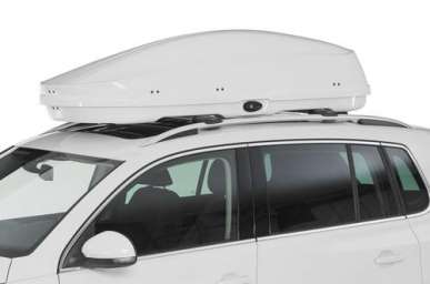 Аэродинамичный автобокс на крышу Whispbar WB751 White ( белый глянец )