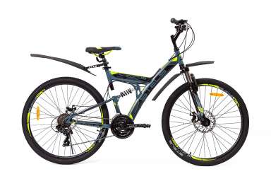 Горный велосипед (двухподвес) Stels - Focus MD
27,5” 21-speed V010 (2018) Р-р = 19; Цвет: Синий