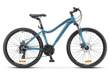 Горный велосипед (женский) Stels - Miss 6300 MD 26”
V020 (2018) Р-р = 17; Цвет: Синий (Металлик)