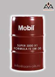 Моторное масло Mobil Super 3000 X1 Formula FE 5W-30 208 л