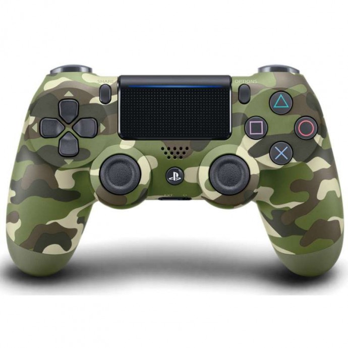 Геймпад Sony Dualshock 4 v2 Green Camouflage () — Зеленый камуфляж