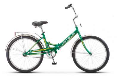 Городской велосипед STELS Pilot 710 24 Z010 зеленый/желтый 16” рама (2018)