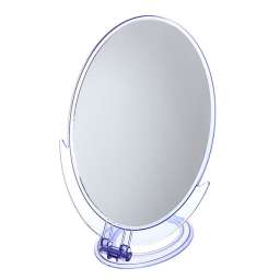 Зеркало настольное в пластиковой оправе “Классика - Практика” овал, подвесное 32см