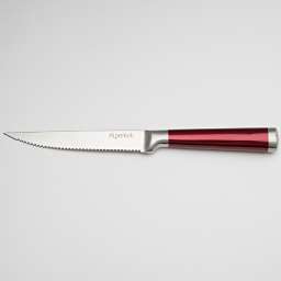 Нож 11,4см для стейка Alpenkok AK-2080/G “Burgundy” с красной ручкой