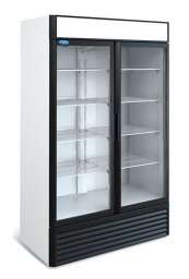 Холодильный шкаф-витрина МариХолодМаш Капри 1.12СК (4.300.120), двухдверный, для напитков, 1050 литр