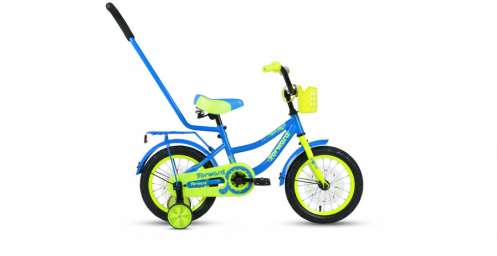 Детский велосипед Funky 14 голубой/светло зеленый (2020)