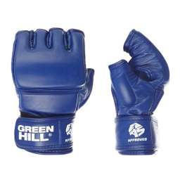 Перчатки для боевого самбо Green Hill MMF-0026a-S-BL р.S синие