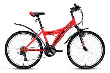 Подростковый горный велосипед (24 дюйма)
Forward - Dakota 24 2.0 (2017) Р-р = 15; Цвет: Красный