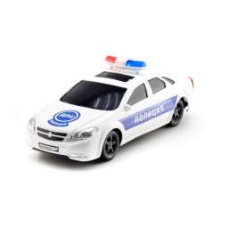 Машина ин. Полицейский седан, 30см. черные окна КМР 061bi
