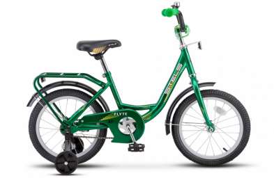 Детский велосипед STELS Flyte 16 Z011 зеленый 11” рама (2018)