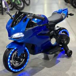 Детский электро-мотоцикл FT-8728 синий