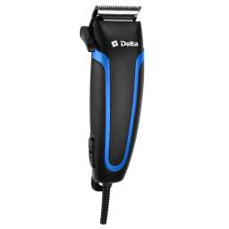 Машинка для стрижки волос DELTA DL-4044 черная с голубым