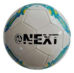 Мяч футбольный Next, ПВХ 1 слой, 5 р., камера рез., маш.обр., в ассорт. в пак.