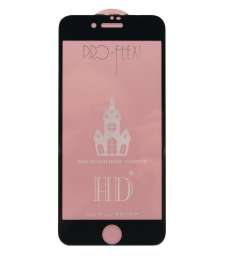 Защитное стекло iPhone 6 (черный) HD+ тех.упаковка