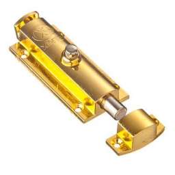 Сув 602-092 Шпингалет полуавтоматический металл 75х30мм золото