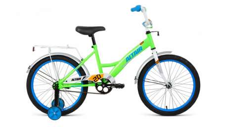 Детский велосипед ALTAIR KIDS 20 ярко-зеленый/синий 13” рама