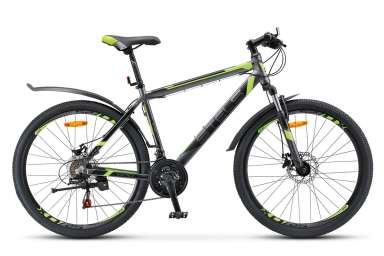 Горный велосипед (26 дюймов) Stels - Navigator 600
MD 26” V020 (2017) Р-р = 18; Цвет: Серый / Зелены