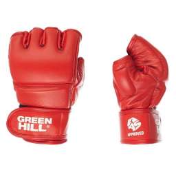 Перчатки для боевого самбо Green Hill MMF-0026a-S-RD р.S красные