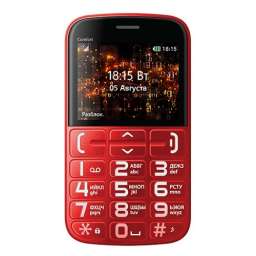 Телефон BQ 2441 Comfort (black/red)