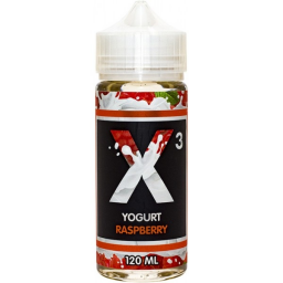 Жидкость для электронных сигарет X3 Yoghurt Raspberry, (3 мг), 120 мл